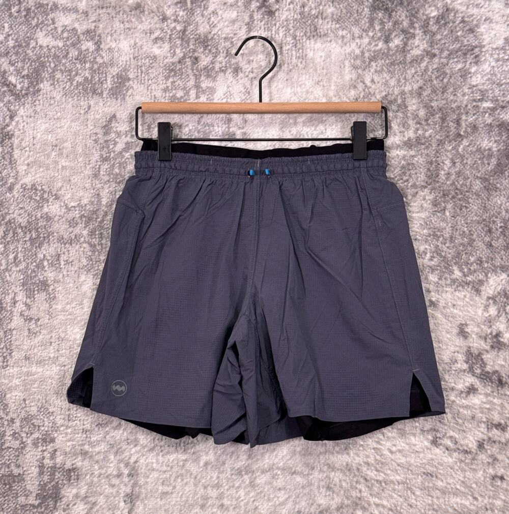 Janji Multi Shorts Small Mens AFO Vent 2 In 1 Gray Lined